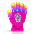 thumbnail image 1 of The Noodley Unicorn LED Light Gloves Party Gift Toy, Pink, Small, 1 of 5