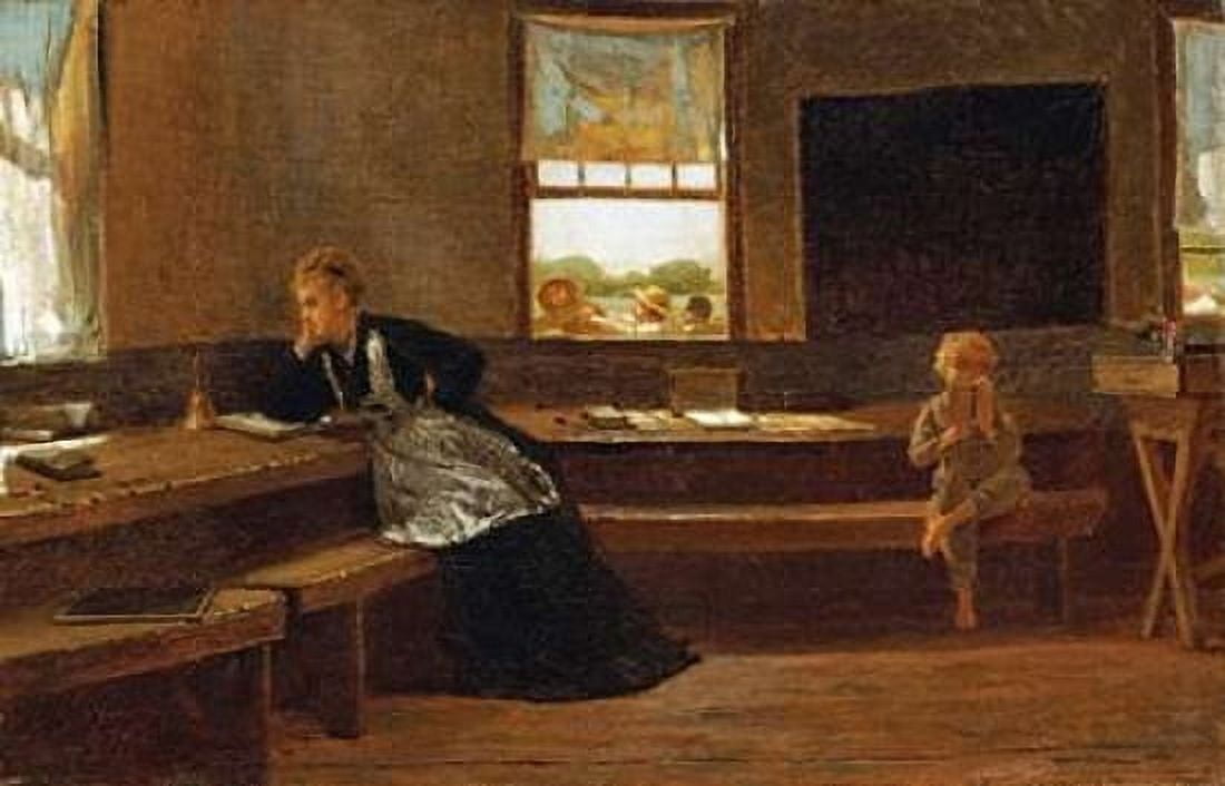 The Noon Recess Canvas Art - Winslow Homer (12 x 18)