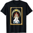 thumbnail image 1 of The Norse Goddess Freyja Tarot Card Pagan Cat Wiccan Witchy T-Shirt, 1 of 3