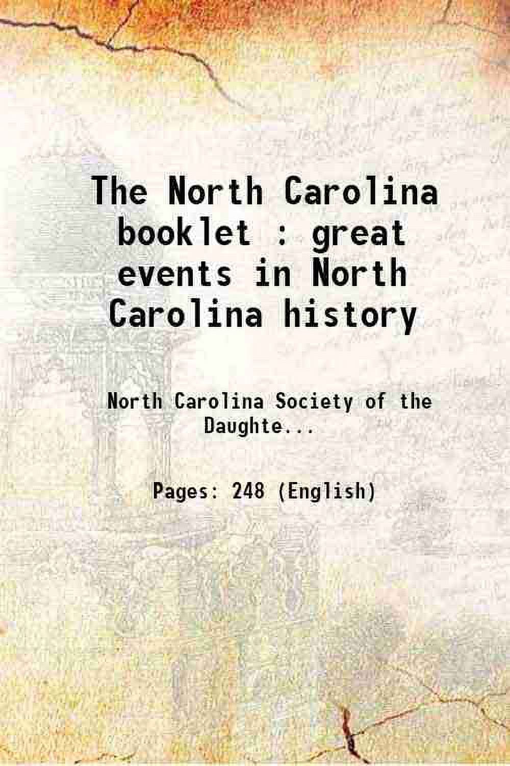 The North Carolina Booklet Great Events In North Carolina History the-north-carolina-booklet-great-events-in-north-carolina-history