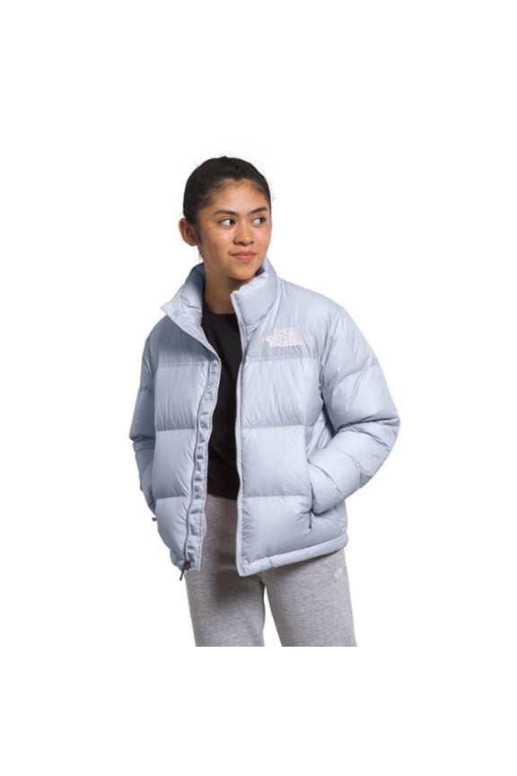 1996 Retro Nuptse NF0A82UDIOE Hooded Jacket Kids Sky Blue CLO741