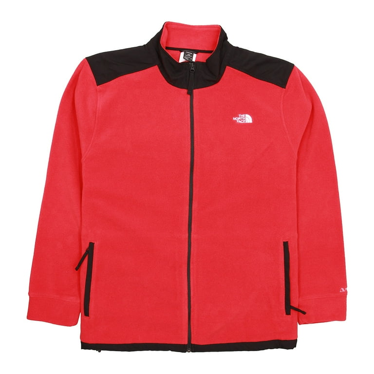 The North Face Alpine Polartec 200 Men s Full Zip Fleece Jacket 2XLarge Red Walmart