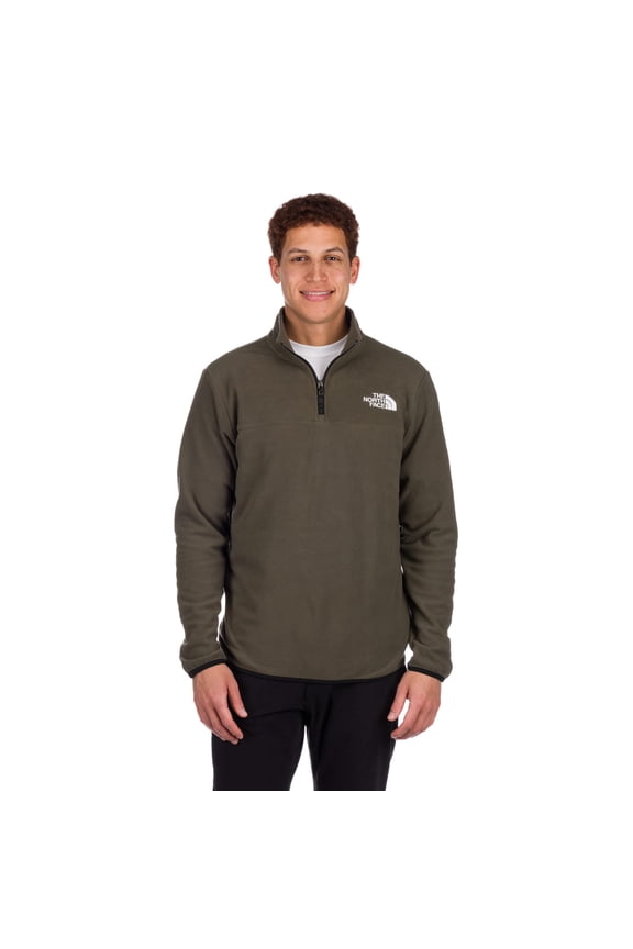 Anchor 1/4 Zip Pullover New Taupe Green SM