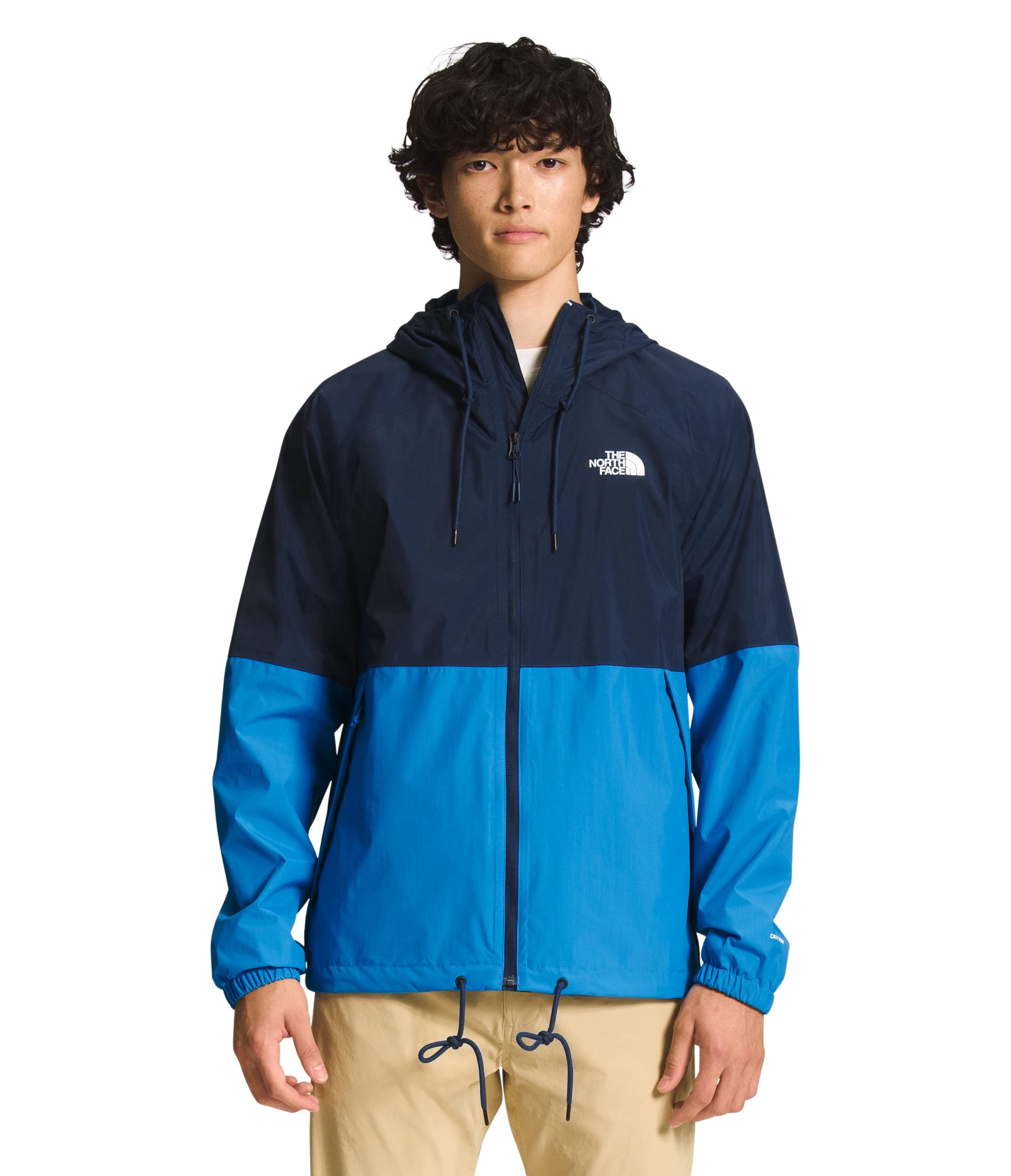 The North Face Antora NF0A7QFTK5 Men s Blue Full Zip Rain Hoodie