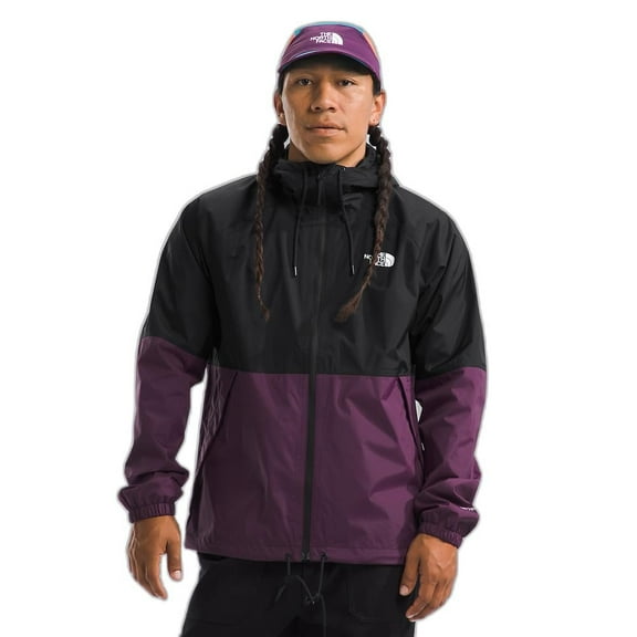 The North Face Antora Novelty NF0A7QF3AUG Rain Jacket Men 2XL Black Purple SS365