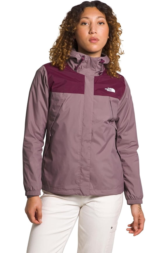 Antora Triclimate NF0A7UKNLCI Jacket Women's Small, Fawn Grey/Boysenberry