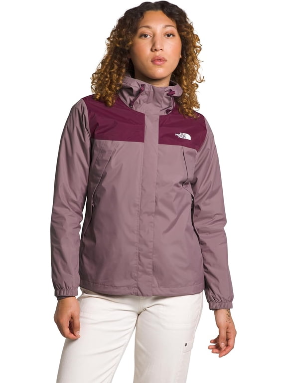 Antora Triclimate NF0A7UKNLCI Jacket Women's Small, Fawn Grey/Boysenberry