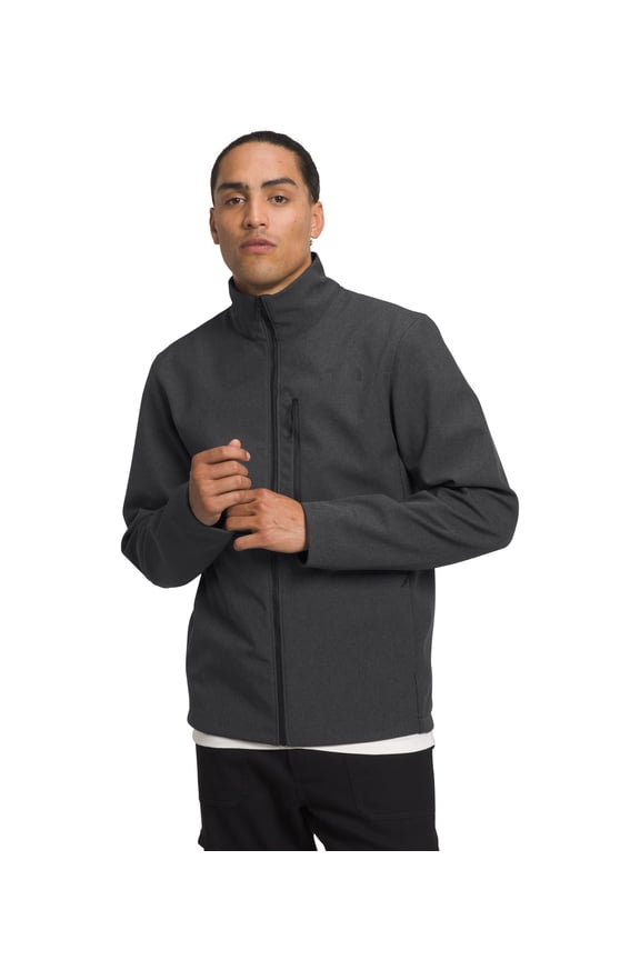 Apex Bionic 3 Men's Softshell Jacket, Wind-Resistant, Water-Repellent, Classic Fit, TNF Dark Grey Heather, 3XL, NF0A84HR