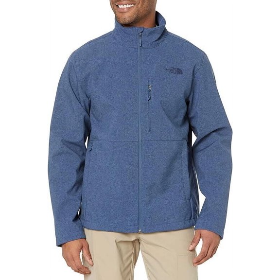 The North Face Apex Men's Shady Blue Heather Polyester Bionic 2 Jacket SGN576 (Regular,M)