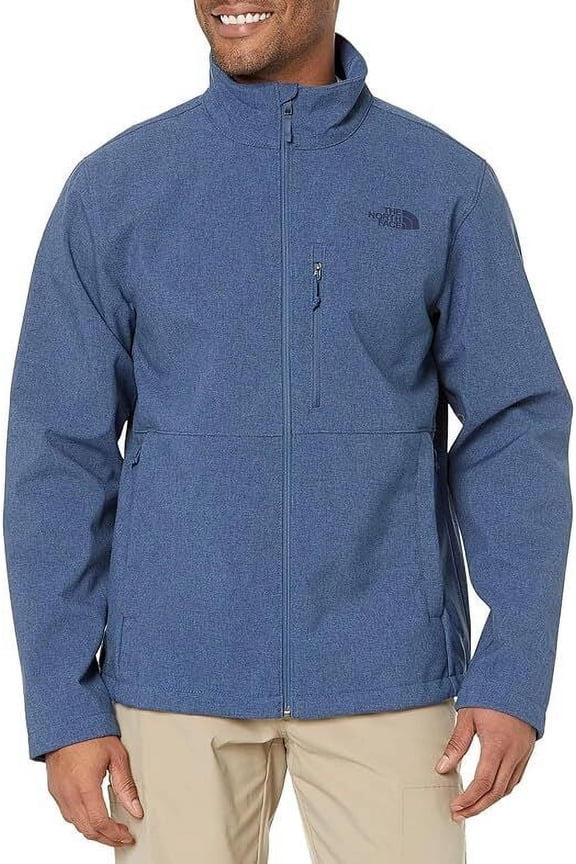 Apex Men's Shady Blue Heather Polyester Bionic 2 Jacket SGN576 (Regular,M)