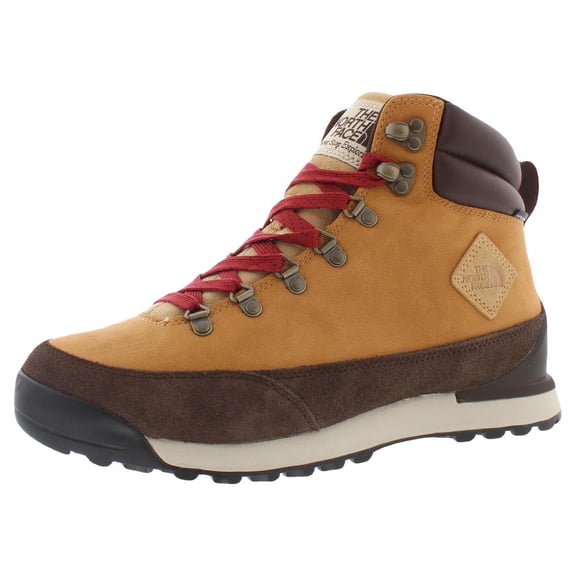 The North Face Back To Berkeley IV Waterproof Boot Leather Mens Shoes Size 13, Color: Almond Butter/Demitasse Brown