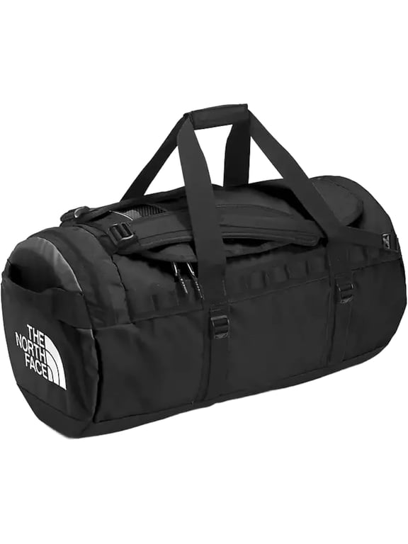 Base Camp Duffel Bag Unisex Black Detachable Strap Outdoor AFK142