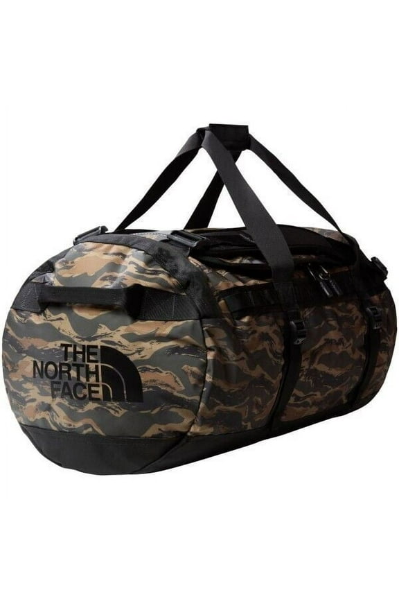Base Camp Duffel M New Taupe Green Painted Camo Print/Tnf Black One Size