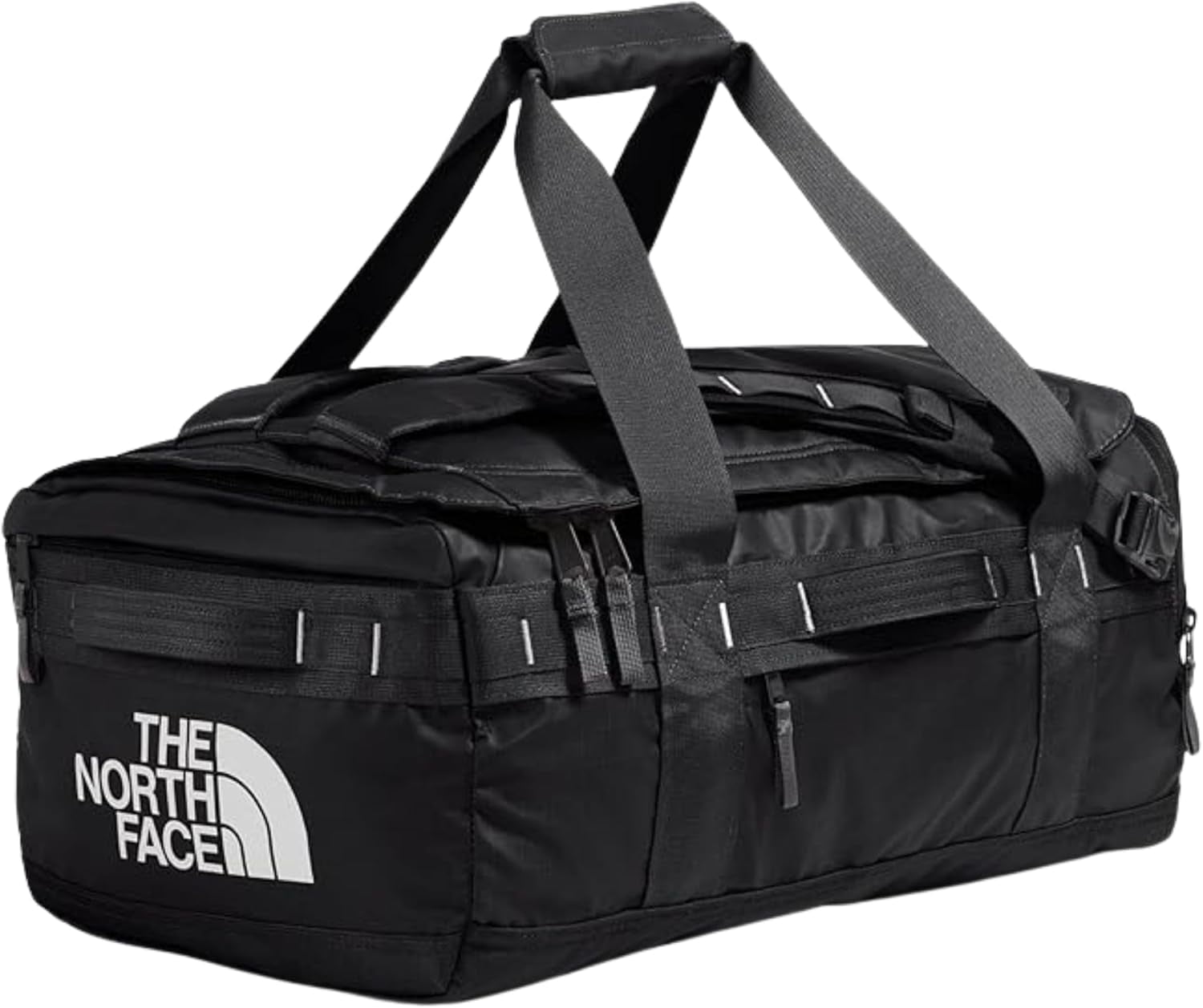 The North Face Base Camp Voyager Duffel Bag Black 62L Adjustable Divider UPS123