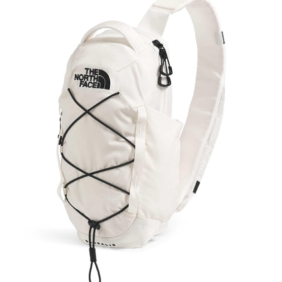 The North Face Borealis Sling Bag - Crossbody Bag, White Dune/ TNF Black, One Size