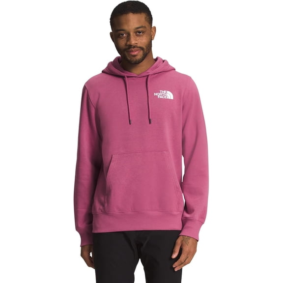 The North Face Box NSE NF0A7UNS Men’s Pink Long Sleeve Pullover Hoodie NCL569 (Regular,L)