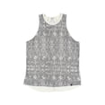 thumbnail image 1 of The North Face Burn It Tank Womens Tank Tops Size L, Color: White/Grey, 1 of 3