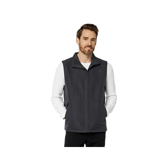 The North Face Camden NF0A7UJQ Mens Asphalt Gray Soft Shell Full Zip Vest SGN171 (Regular,S)