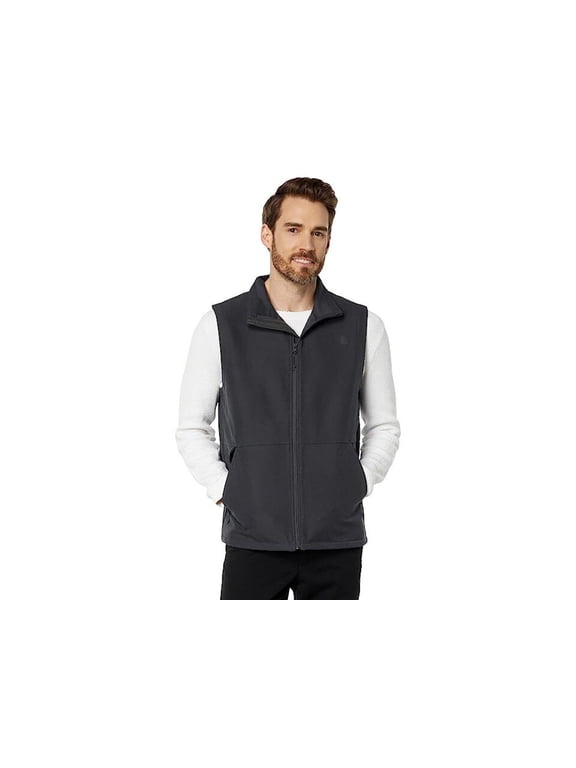 Camden NF0A7UJQ Mens Asphalt Gray Soft Shell Full Zip Vest SGN171 (Regular,S)