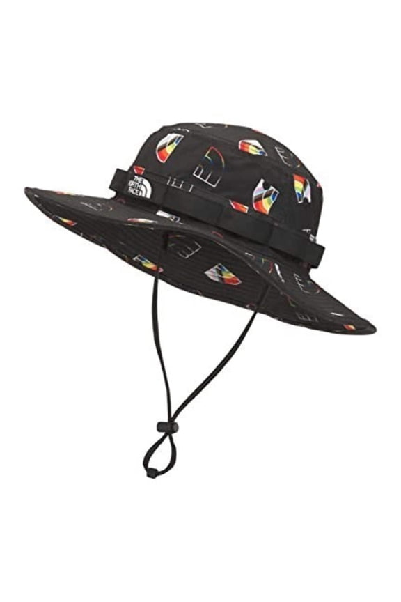 Class Womens Small Black Pride Print Adjustable V Brimmer ASM124