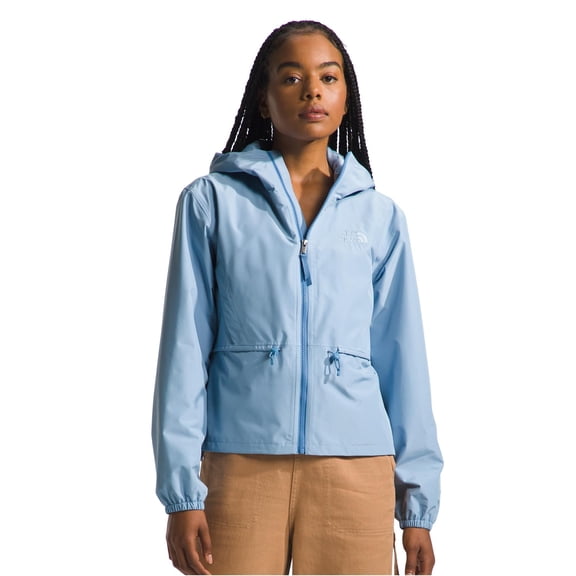 The North Face Daybreak Rain Jacket NF0A86NZ Women's Blue Full Zip Hooded SGN935 (Regular,L,Blue)
