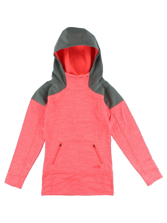 Dynamix Womens Fashion Hoodies Size XS, Color: Fiery Coral Heather/Sedona Sage Grey