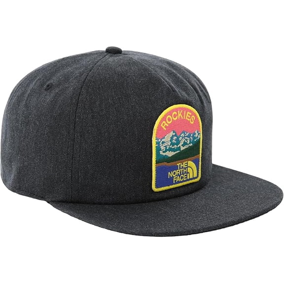 The North Face Embroidered Earthscape Ballcap, TNF Dark Grey Heather, One Size
