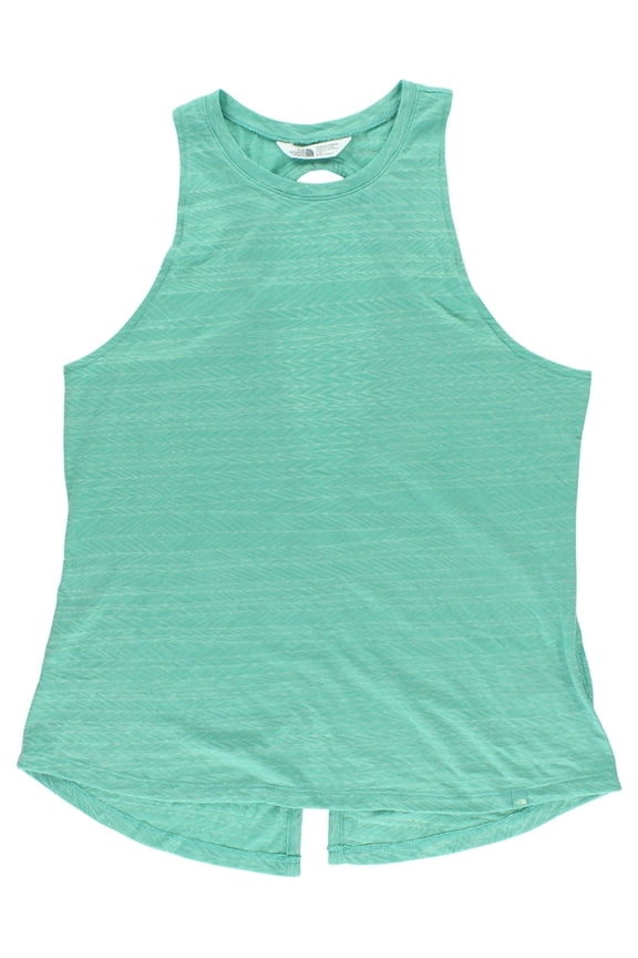 Face Burn It Tank Womens Tank Tops Size M, Color: Agate Green Heather