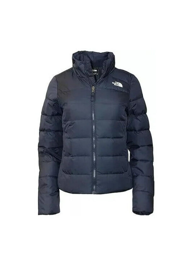 Flare II NF0A55XB8K2 Puffer Jacket Women's Navy Full Zip CLO947 (Blue,Regular,S)