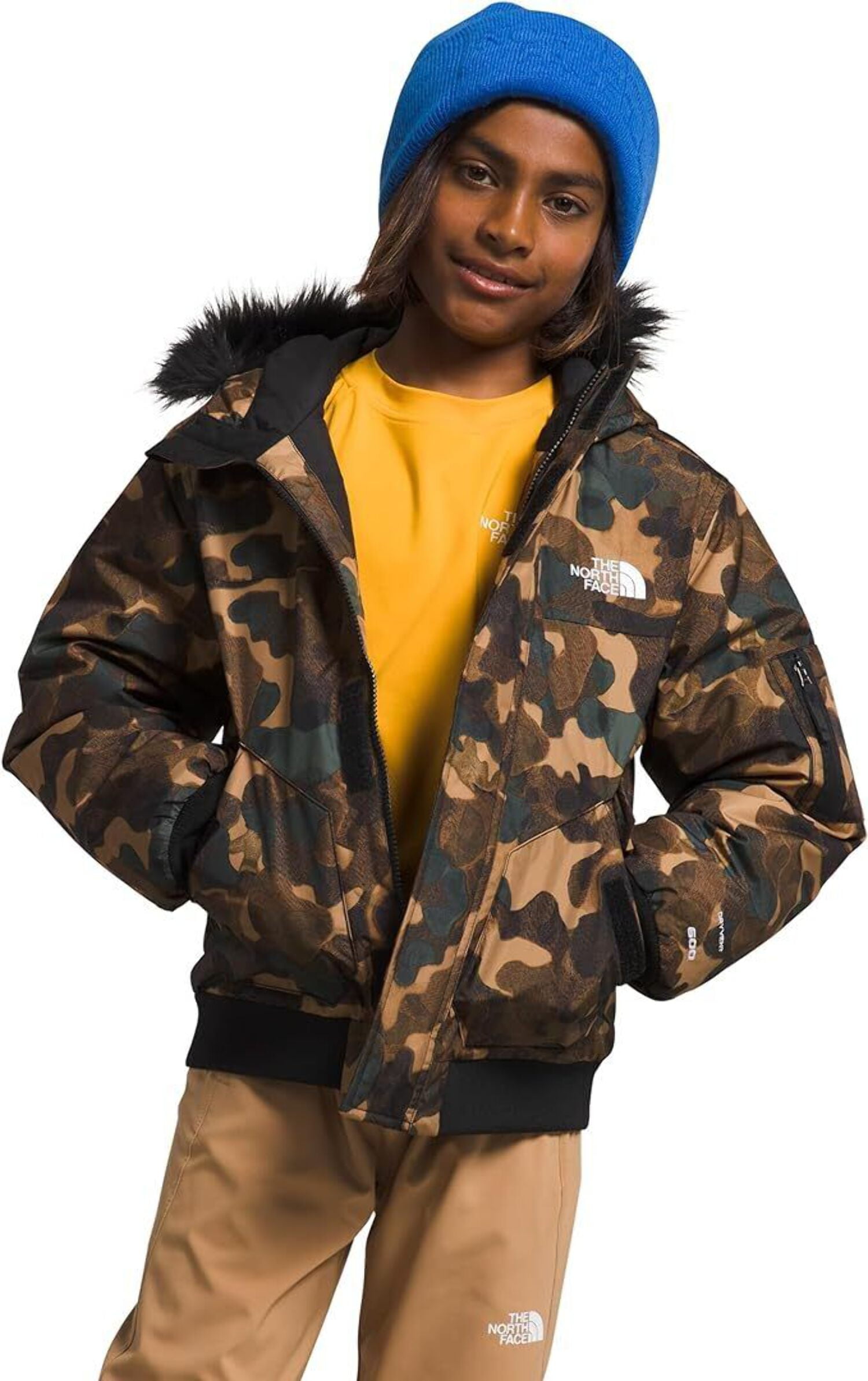 The North Face Gotham NF0A82XTORU Boys Utility Brown Camo 