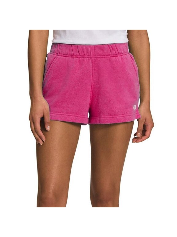 Half Dome NF0A55MZ156 Women's Fuchsia Pink Logo Shorts L NCL671