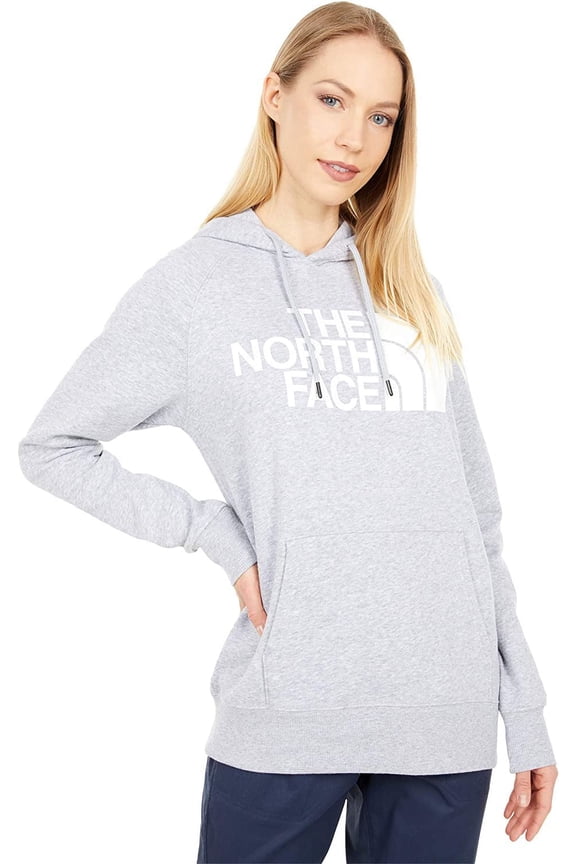 Half Dome NF0A7UNOGAV Women's Gray Cotton Pullover Hoodie NCL584 (Regular,M)