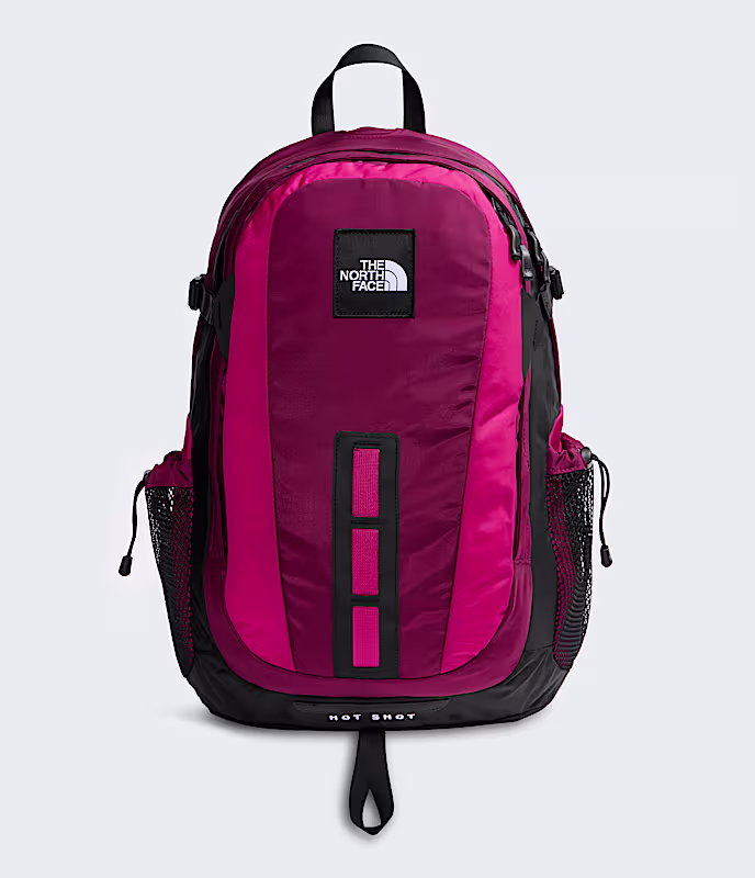 The North Face Hot Shot, Burgundy Crush,  Backpack, One Size