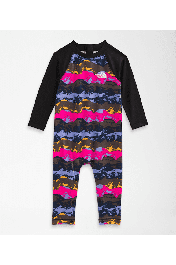 Infant Girls Sportswear One-Piece Sunsuit - UPF 40+, Long Sleeve, 12-18 Months