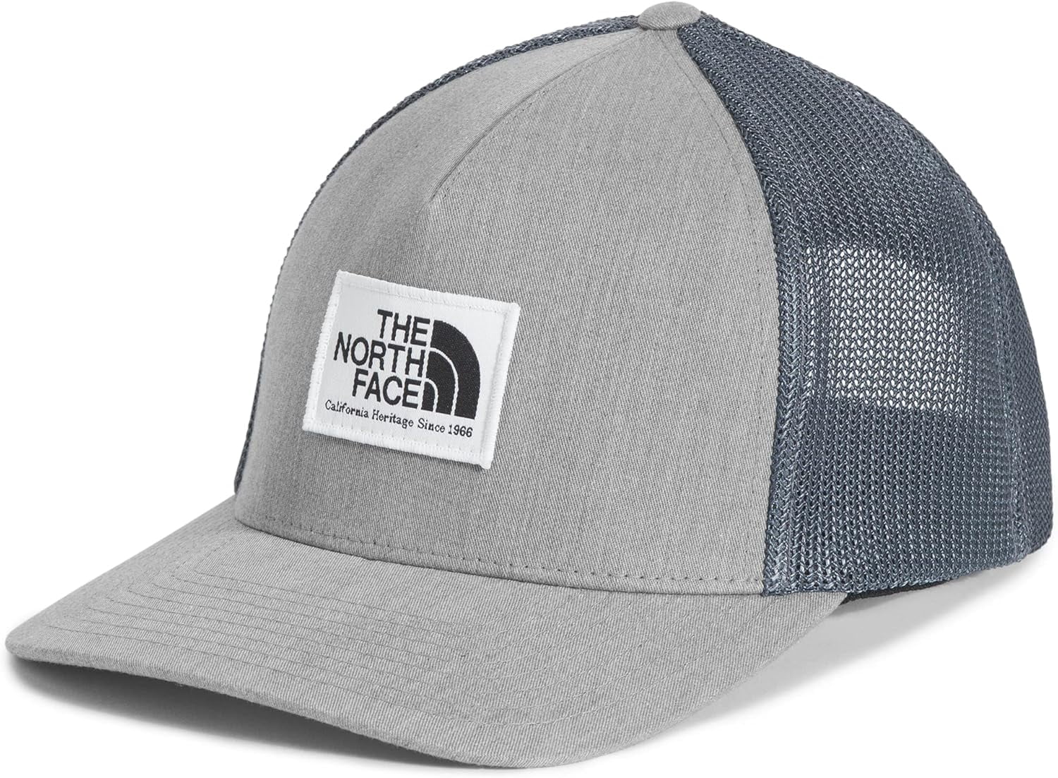 The North Face Keep It Patched Trucker Hat Unisex Gray White Snapback Cap UPS177