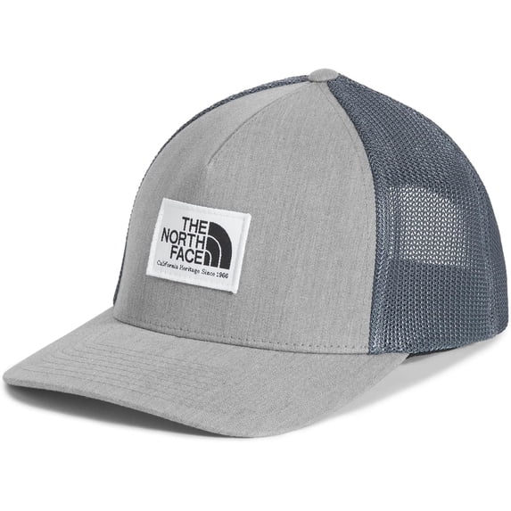 The North Face Keep It Patched Trucker Hat Unisex Gray White Snapback Cap UPS177