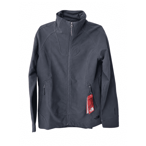 The North Face Ladies Tech Stretch Soft Shell Jacket. NF0A3LGW Asphalt Grey M