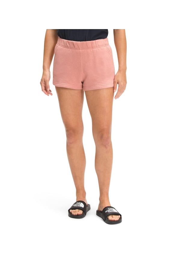 Women's Shorts Fleece Logo Rose Dawn 2XL New