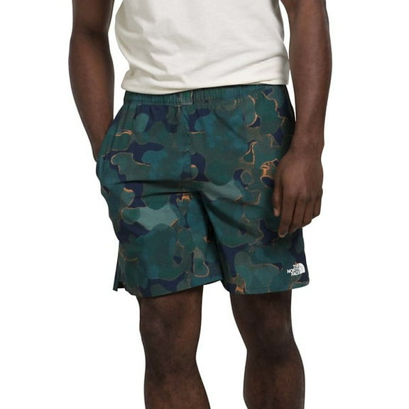 The North Face Men  fit Athletic Shorts XXL Green Camouflage