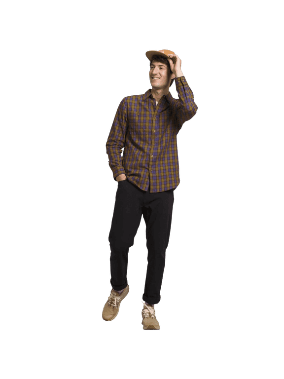 Men's Arroyo Long Sleeve Flannel Shirt Small Sulphur Moss