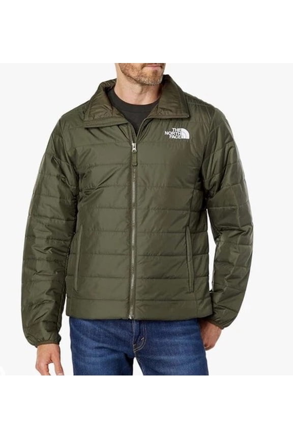 Men's Flare 2 Insulated 550-Down Full Zip Puffer Jacket NEW TAUPE GREEN MEDIUM