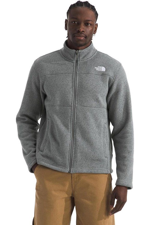 Men's Gordon Lyons Full Zip Jacket | Cold Weather Top with Zippered Hand Pockets, TNF Medium Grey Heather, X-Large