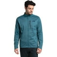 thumbnail image 1 of The North Face Men's Jacket Canyonlands Full Zip Long Sleeve Fleece Casual Coat, Mallard Blue, XXL, 1 of 3
