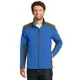 thumbnail image 1 of The North Face Men's Jacket Stretch Tech Softshell Long Sleeve Full Zip Coat, Blue Grey, 3XL, 1 of 4