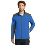 The North Face Mens Jacket Stretch Tech Softshell Long Sleeve Full Zip Coat, Blue Grey, XL