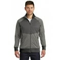 thumbnail image 1 of The North Face Men's Jacket Tech Full-Zip Fleece Long Sleeve Cadet Collar Coat, Grey Grey, 2XL, 1 of 3