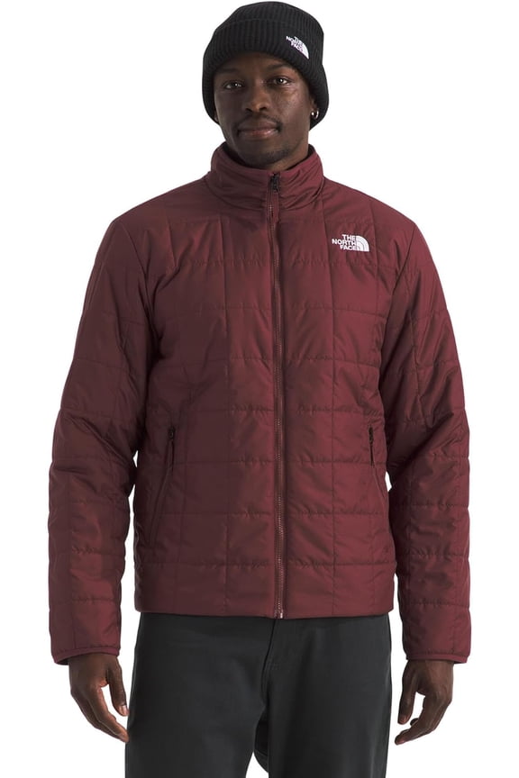 Men's Junction Insulated Jacket - Water Repellent Winter Coat, Secure Zip Hand Pockets, Sumac, Medium
