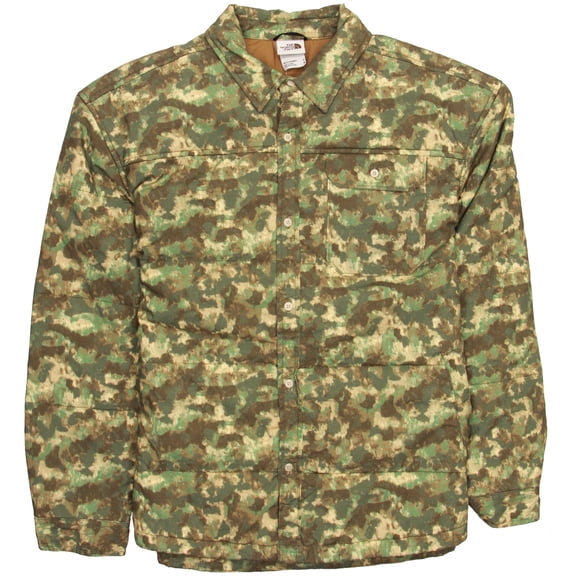 The North Face Men's M66 Stuffed Shirt Jacket Solid Military Olive M