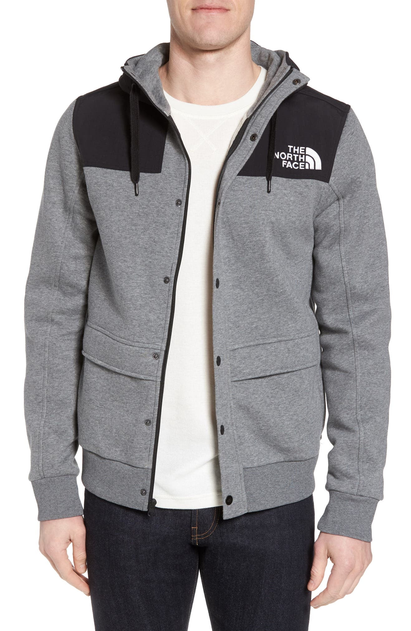 The North Face Men's MEDIUM GREY HEATHER Rivington Jacket II, L ...