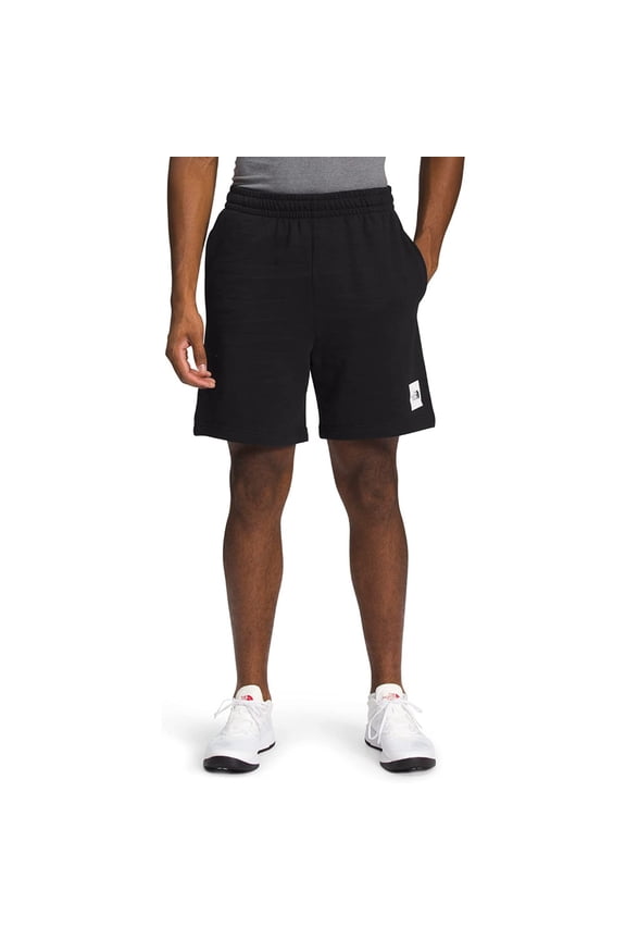 Men's Shorts Box NSE Logo Athletic Elastic Waistband Shorts, Black, L